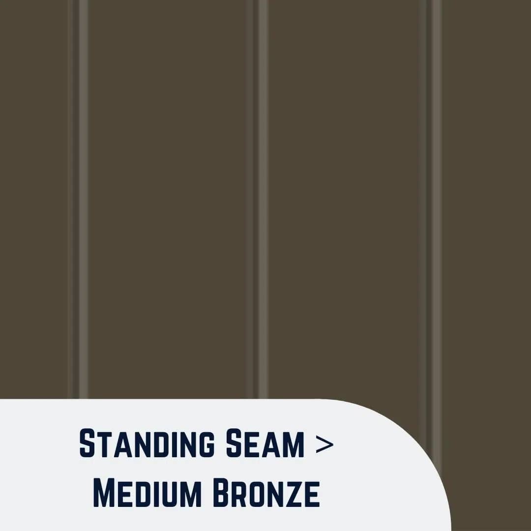 Standing Seam Medium Bronze
