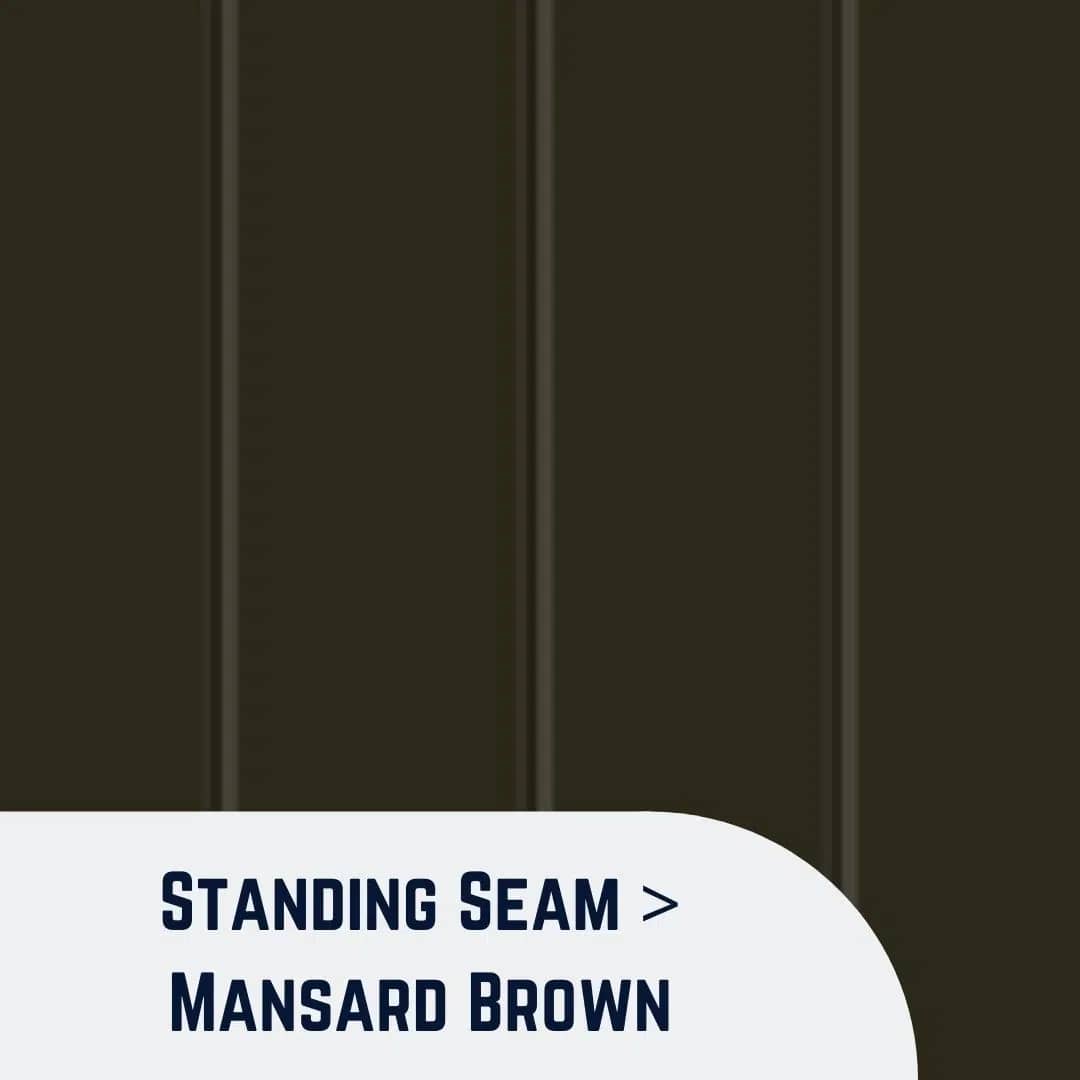 Standing Seam Mansard Brown