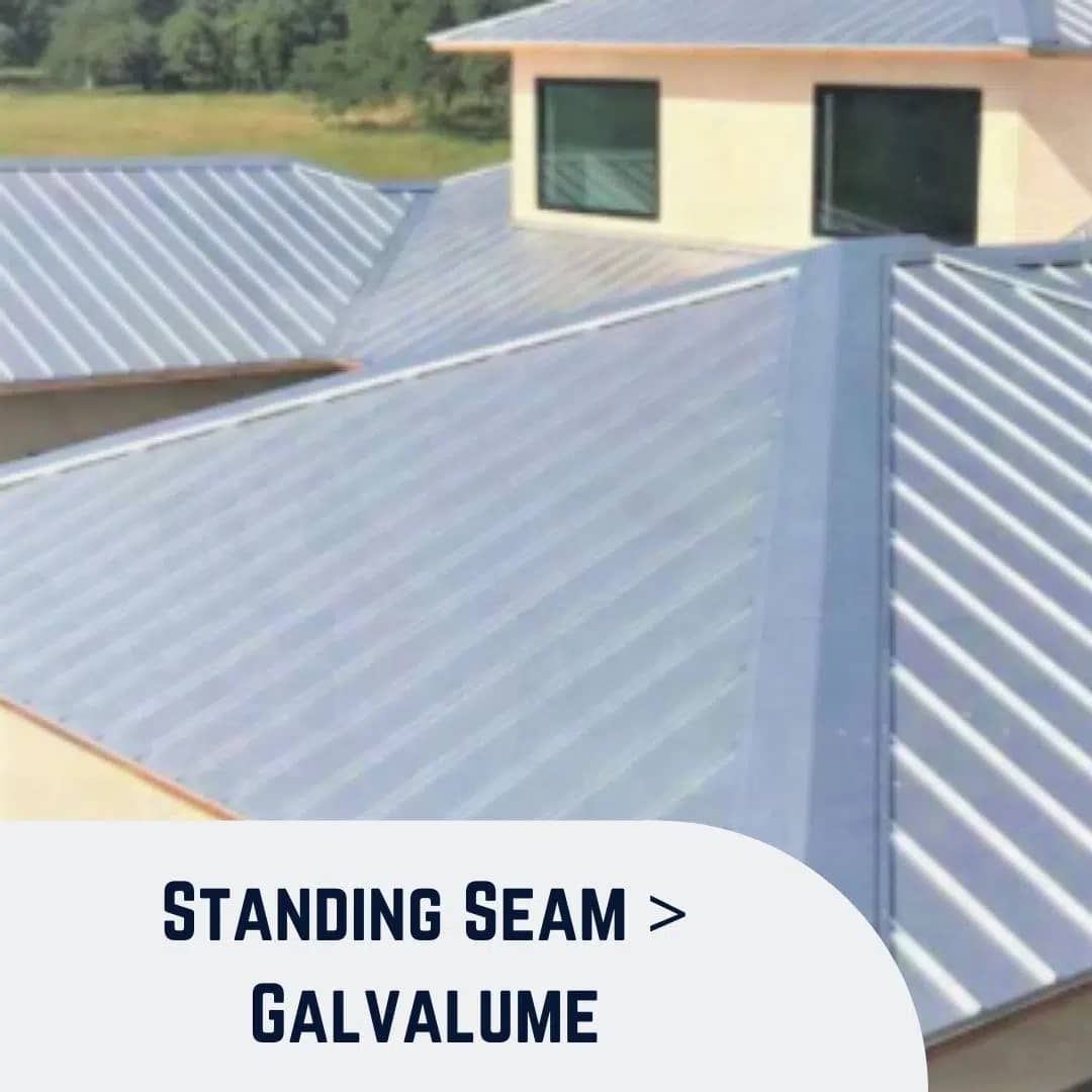 Standing Seam Galvalume Roof