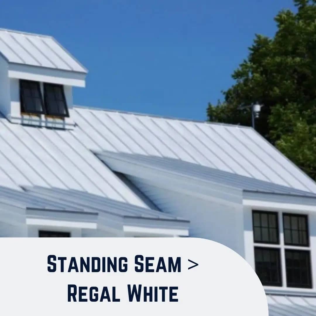 Standing Seam Regal Whte Roofing