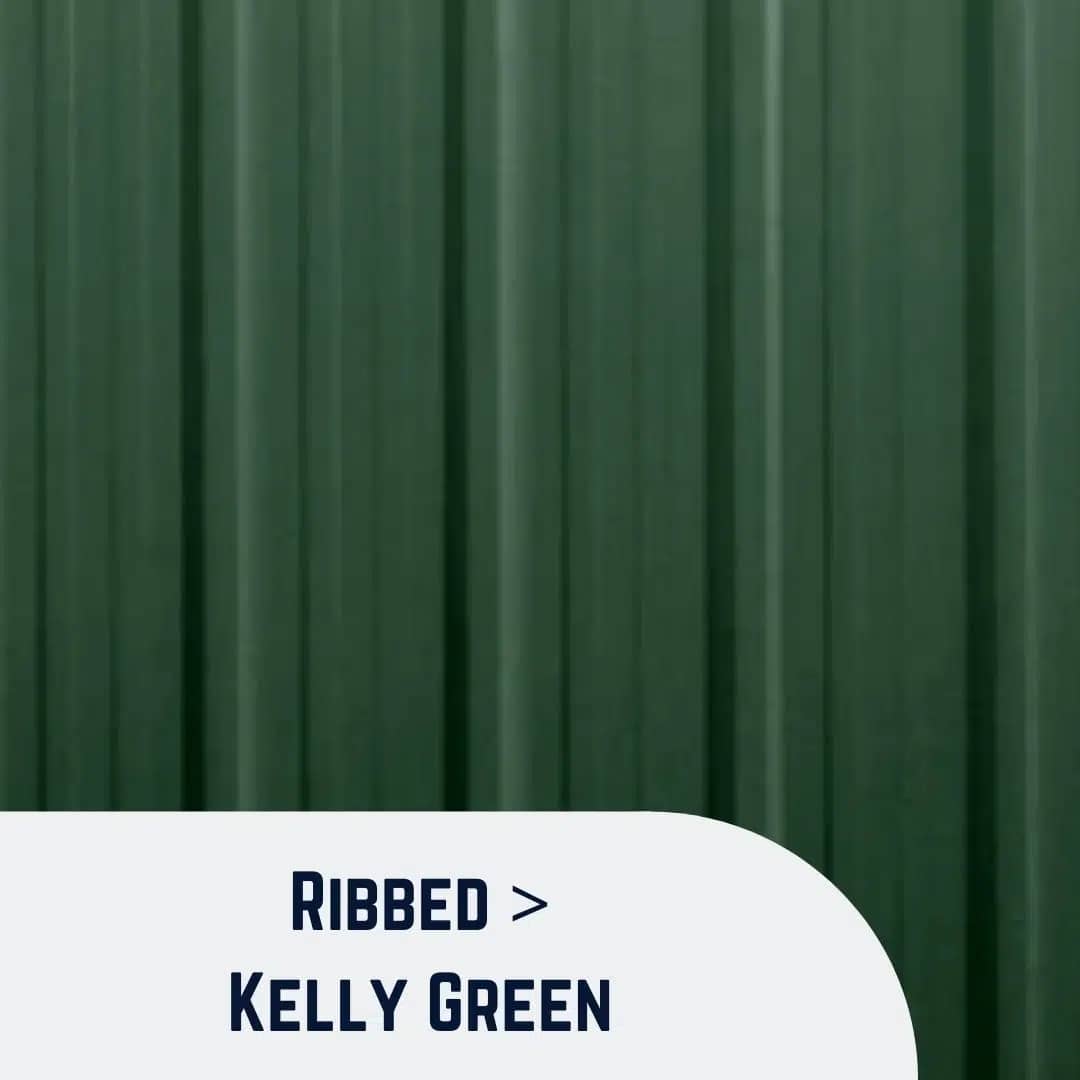Ribbed Kelly Green