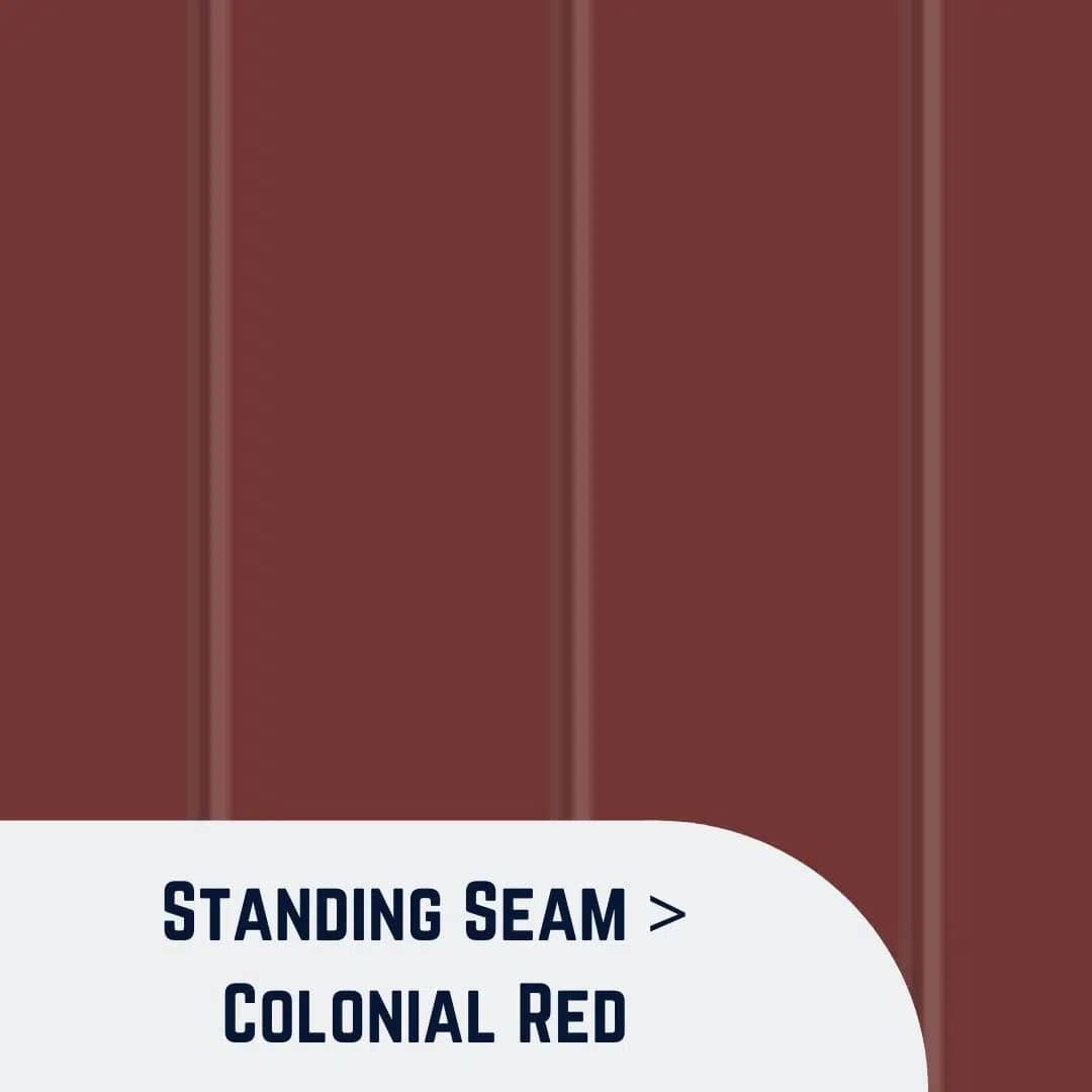 Standing Seam Colonial Red