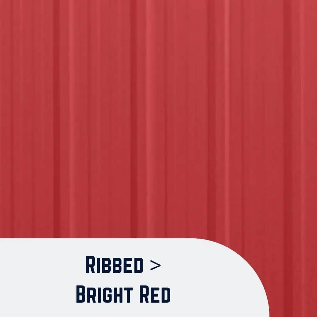 Ribbed Bright Red