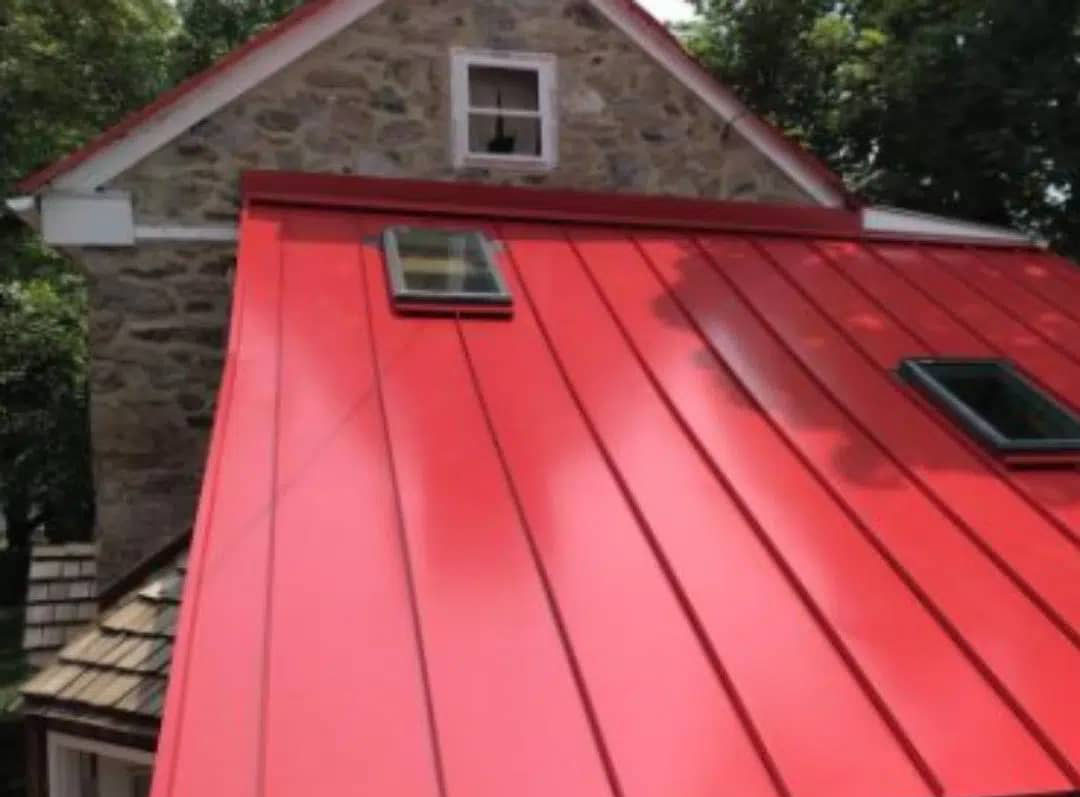 close up of red Tilcor roof