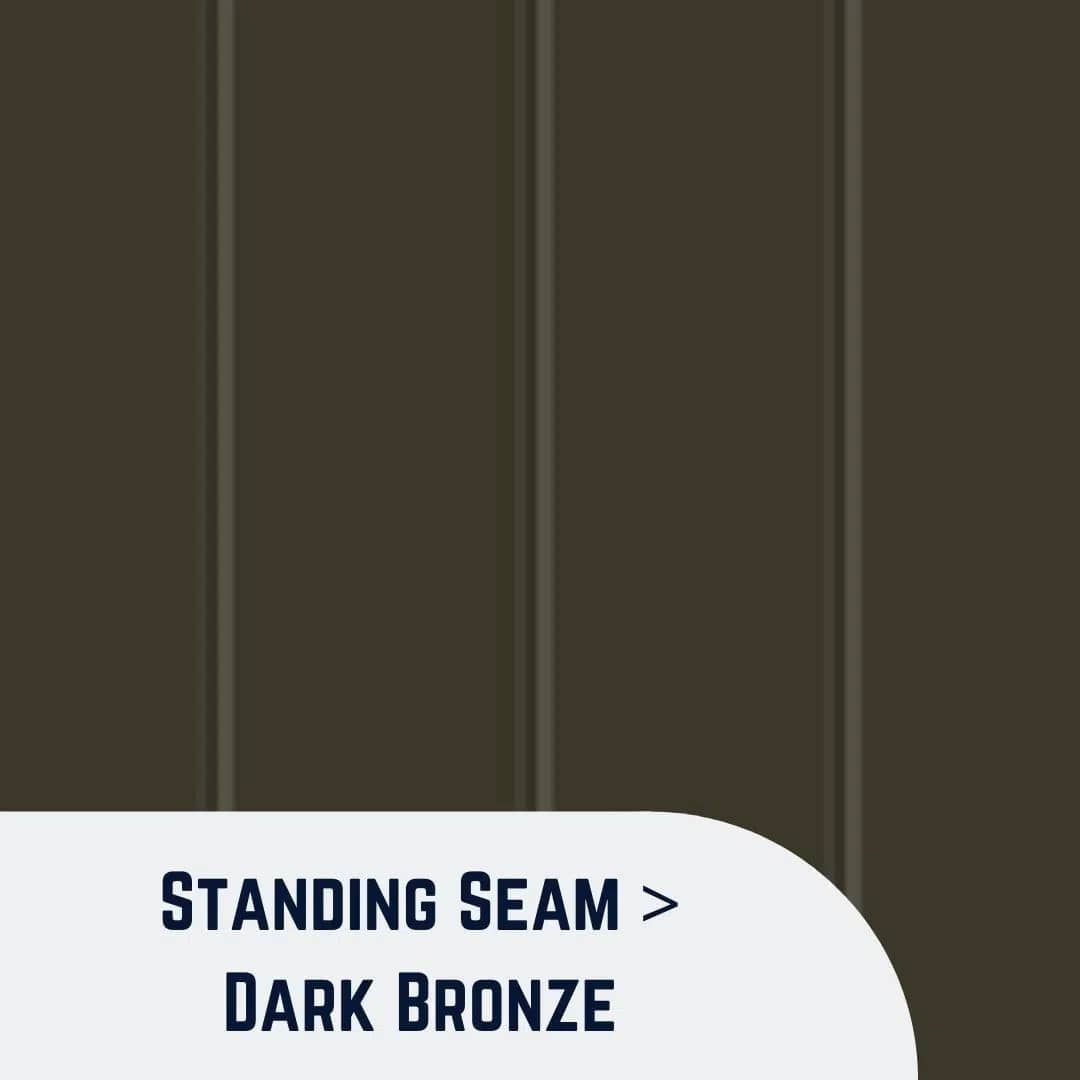 Standing Seam Dark Bronze