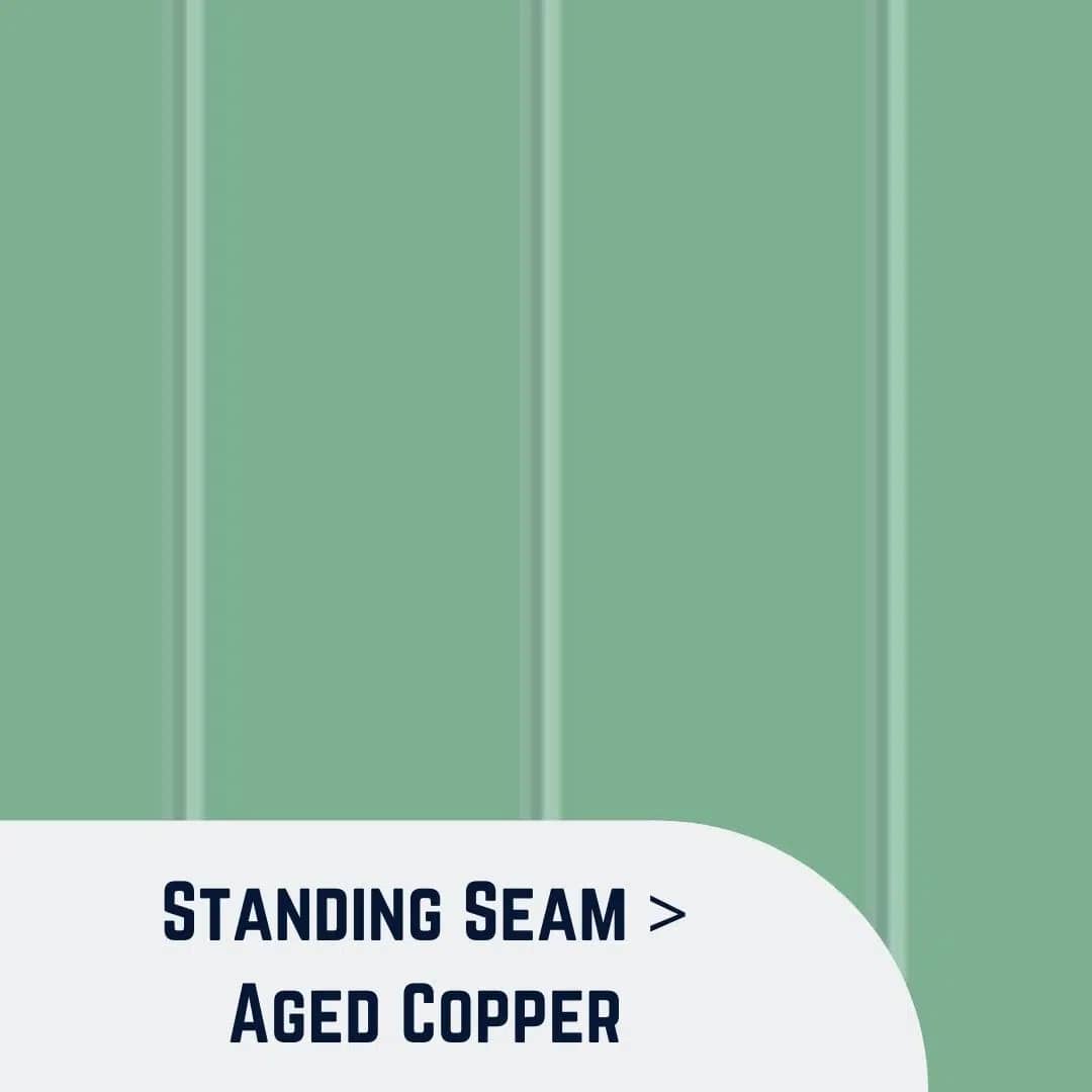 Standing Seam Aged Copper