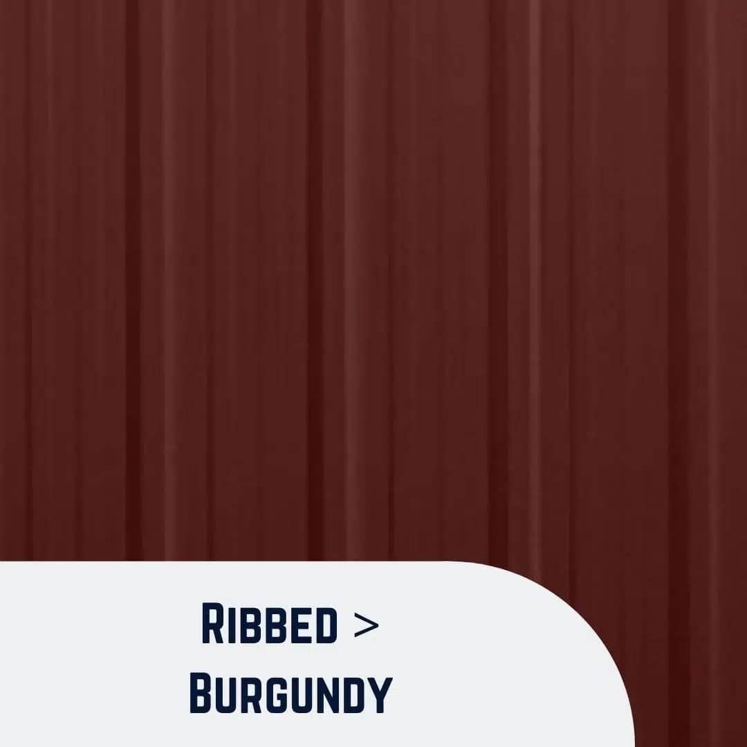 Ribbed Burgundy