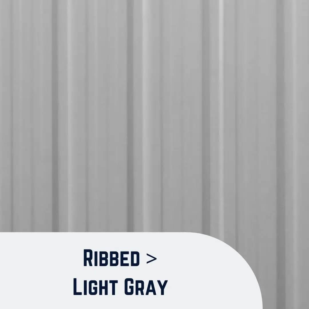 Ribbed Light Gray