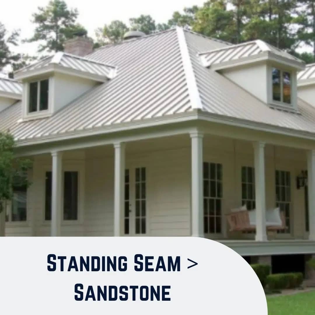 Standing Seam Sandstone Roofing