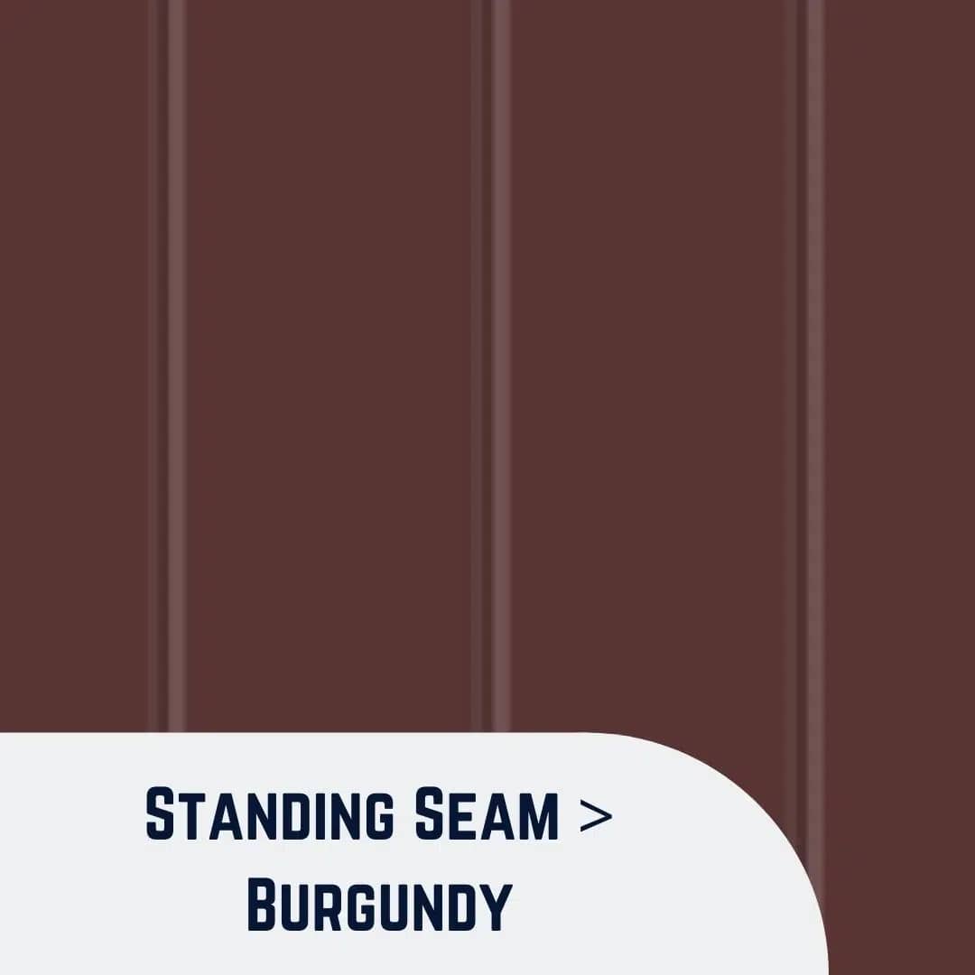 Standing Seam Burgundy