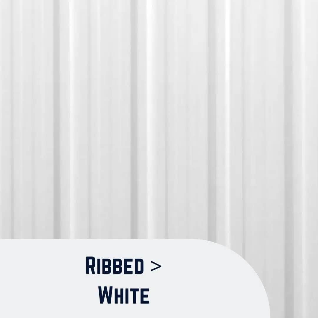 Ribbed White