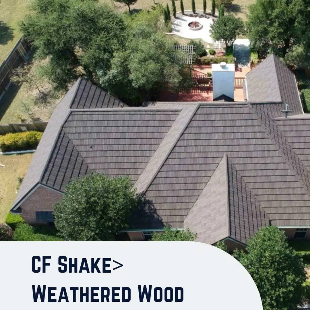 CF Shake Weathered Wood Roofing
