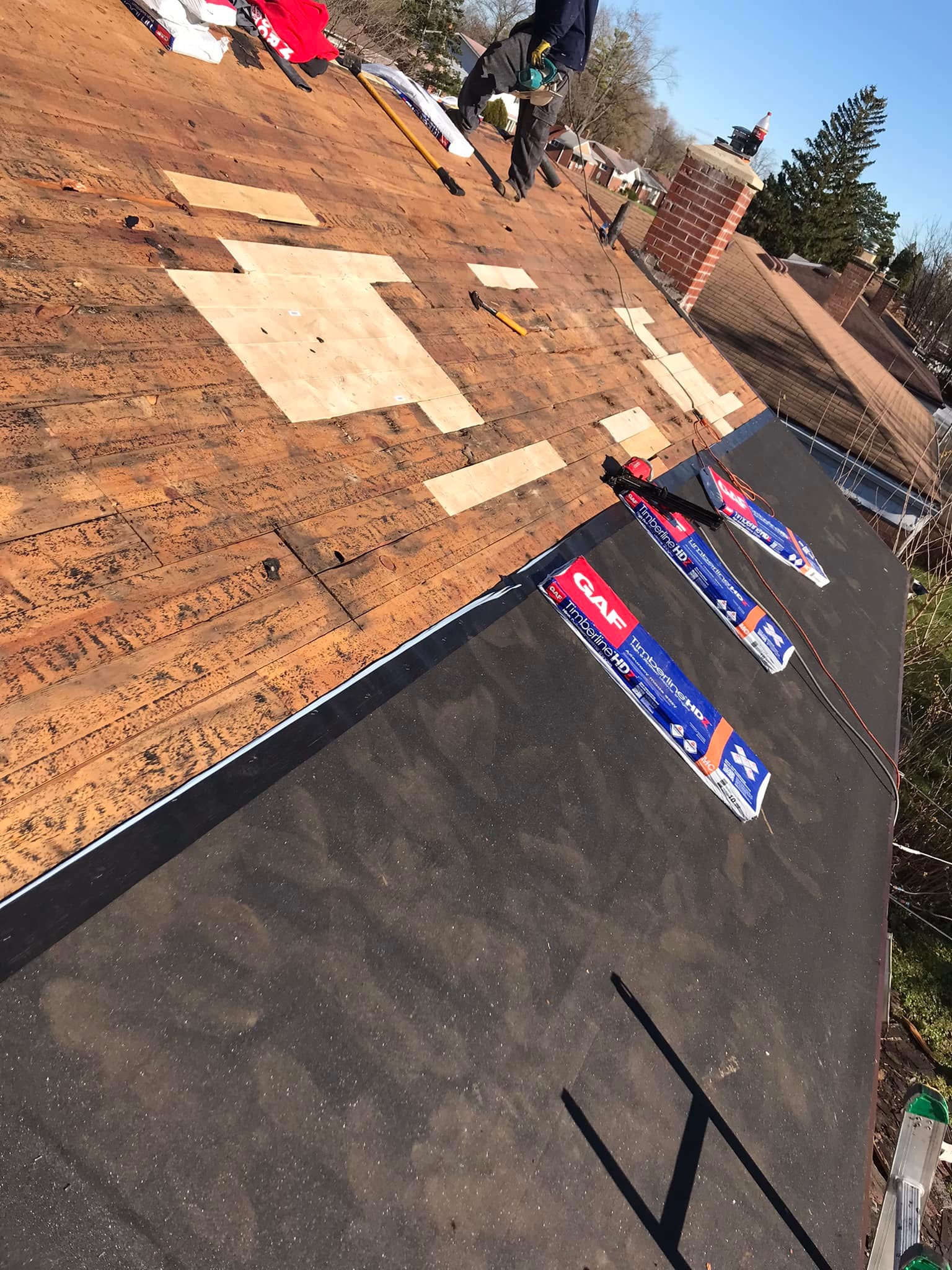 Asphalt Roof patching
