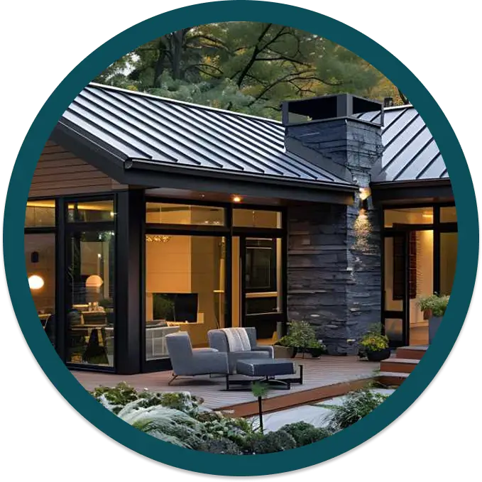 metal roof installation